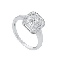 Anello Babila Milano Donna in Oro bianco Diamante 0.50 Ct 224902 - 224902